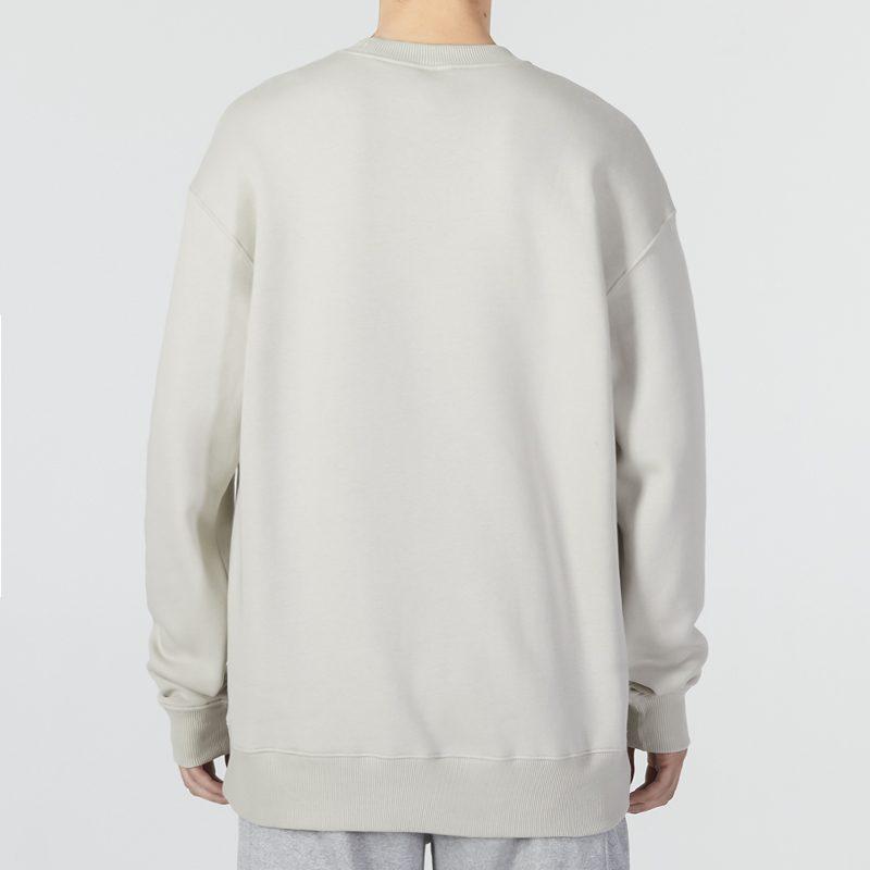 adidas Sweatshirts Men's Khaki Crew Neck Moderate Regular HK0396