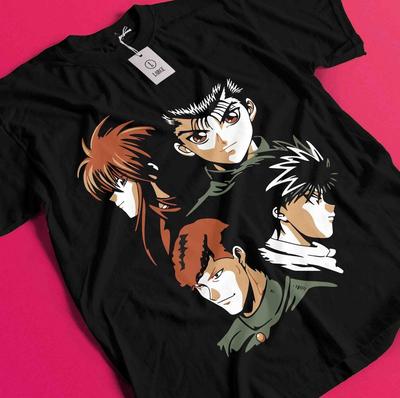 Koszulka Yu Yu Hakusho Koszulka Yusuke Urameshi Koszulka Kuwabara Kurama Hiel Koszulka Anime BB1584