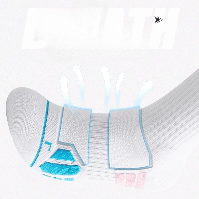 Men's Mid-calf Basketball Socks for Spring and Summer, Thickened Towel Bottom, Long Calf, Professional Sports for Teenagers' Practical Training