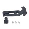 2Pcs/set T-handle Buckle Elastic Rubber T-handle Hasp Draw for Latch with Brackets for Rvs Trailers Tool Boxes Cooling B