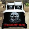 Terrifier Horror Printed Bedding Set Single Twin Double Queen King Cal King Size Bed Linen Set