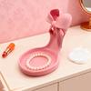 Rosa Stiletto Schmuckablage 3D-gedruckte High Heel Schmuckschale mit Schleife Damen Ring- und Ohrringhalter Schmuckständer für Schlafzimmer Schminktisch