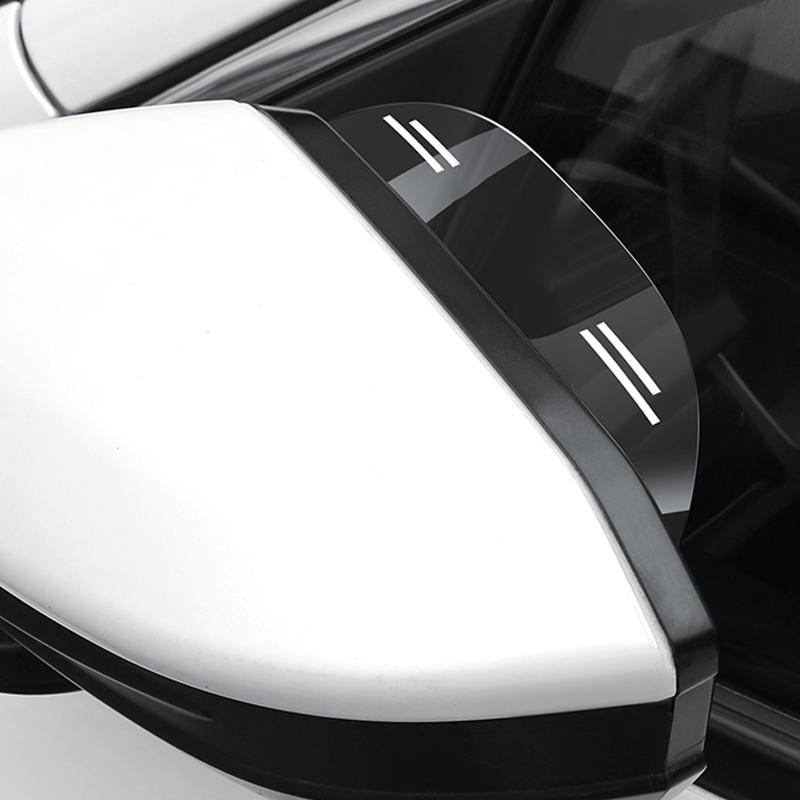 2Pcs Transparent Car Rearview Mirror Rain Eyebrow Visor Cover For Citroen C2 C3 C4 C5 X7 Berlingo Xsara C8 C4L DS3 DS4 DS5 LS DS