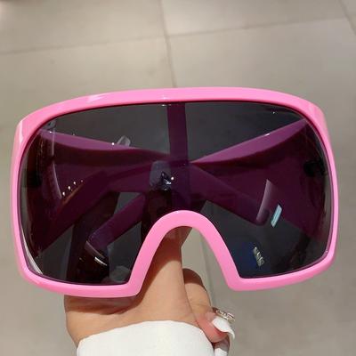 Big Frame Oversized Wrap Sunglasses Women For Men Vintage Flat Top Sun Glasses For Men Luxury Brand Designer Steampunk Shade