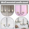 Candlestick Iron Art Living Room Home Wall-mounted Candle Placement Candlestick