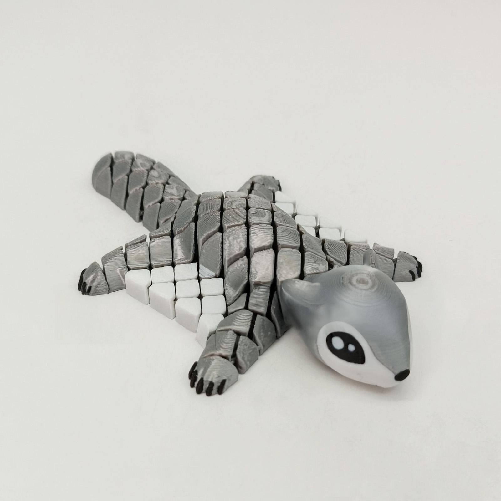 5.98 Inches Stress Relief Squirrel Toy Desk Decor Flexible Gift Idea for Office Home Fun flying squirrel toys серый