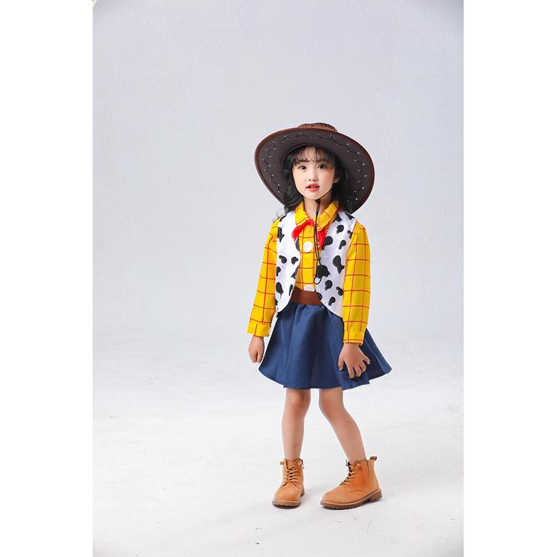 Cosplay Halloween, Toy Story cosplay Woody, children's costumes Western cowboy costume party stage costumes