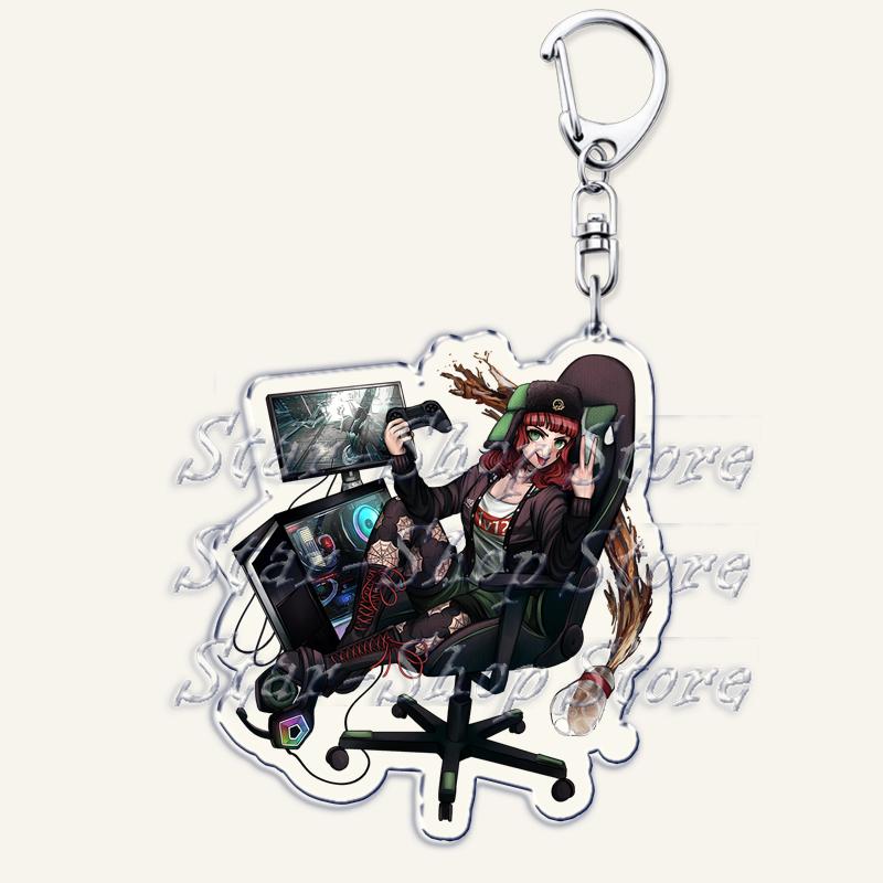 Heiße Spiel-Schlüsselanhänger für Damen-Accessoires Tasche Damon Maitsu Eva Tsunaka Wolfgang Akire Kai Monteago Schlüsselanhänger Schmuck Fans Geschenke