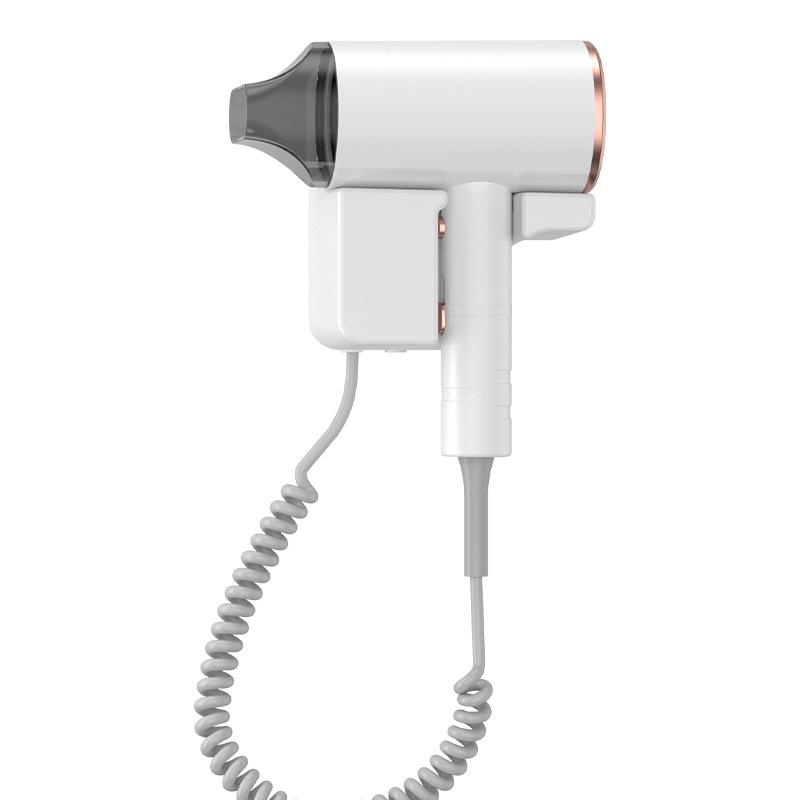Wall-Mounted High-Power Bathroom Hair Dryer with Automatic Power Off