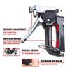 3 In 1 Nail Gun DIY Furniture Construction Stapler Upholstery Staple Gun With 600 Staples Home Decor Carpentry Tools