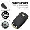 2pcs 5pcs 10pcs 3D 14mm foropel car key fob case Badge button Badge logo straight folding remote Keychain Replacement Sticker