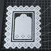 Eyelet Lace Rectangle Metal Cutting Dies Stencils DIY Scrapbook Photo Album Paper Card Decorative