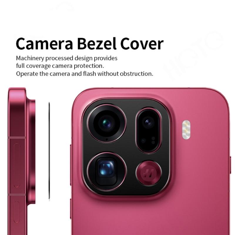 Strong Aluminum Phone Lens Cover Frosted Texture Not Fingerprints Coating Easy Carry Defense for Phone FindX9 Use
