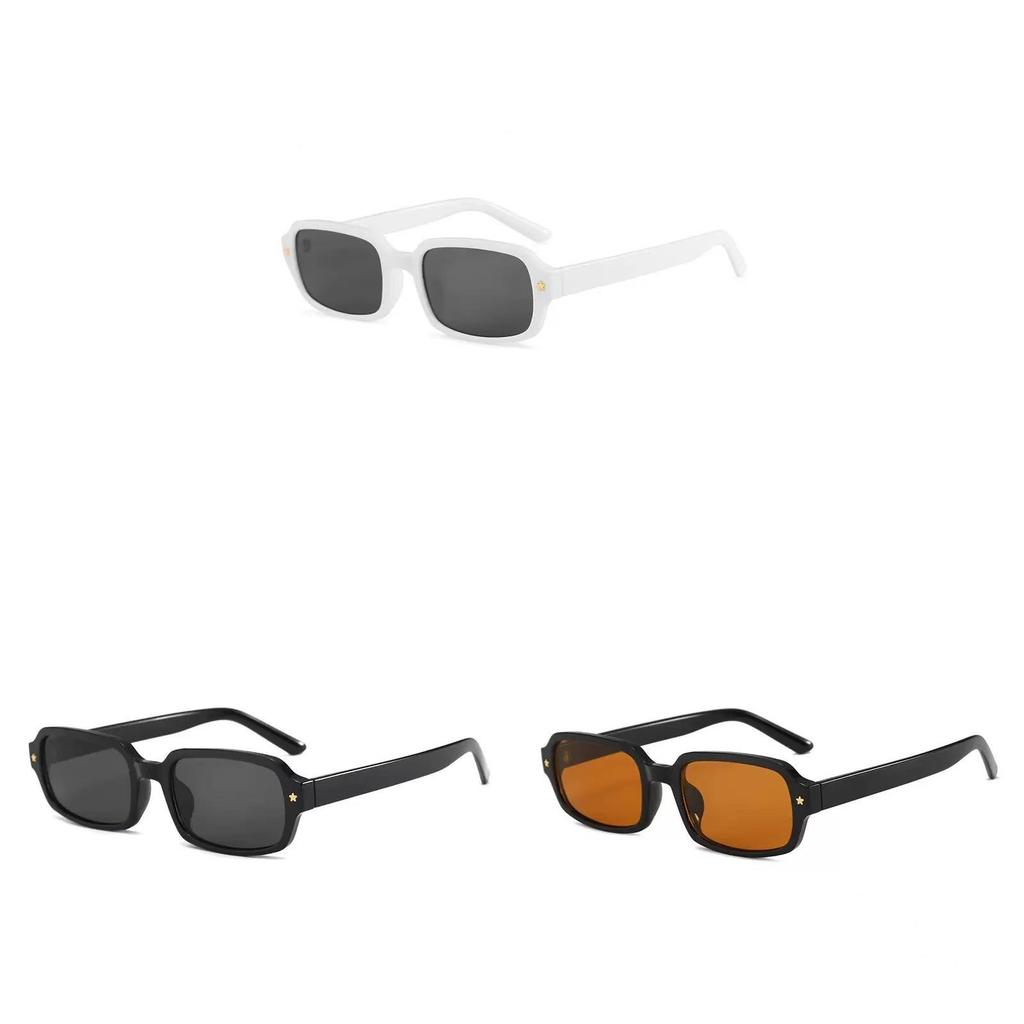 Vintage Geometric Square Sunglasses For Women With Uv400 Protection For Outdoor Fashion