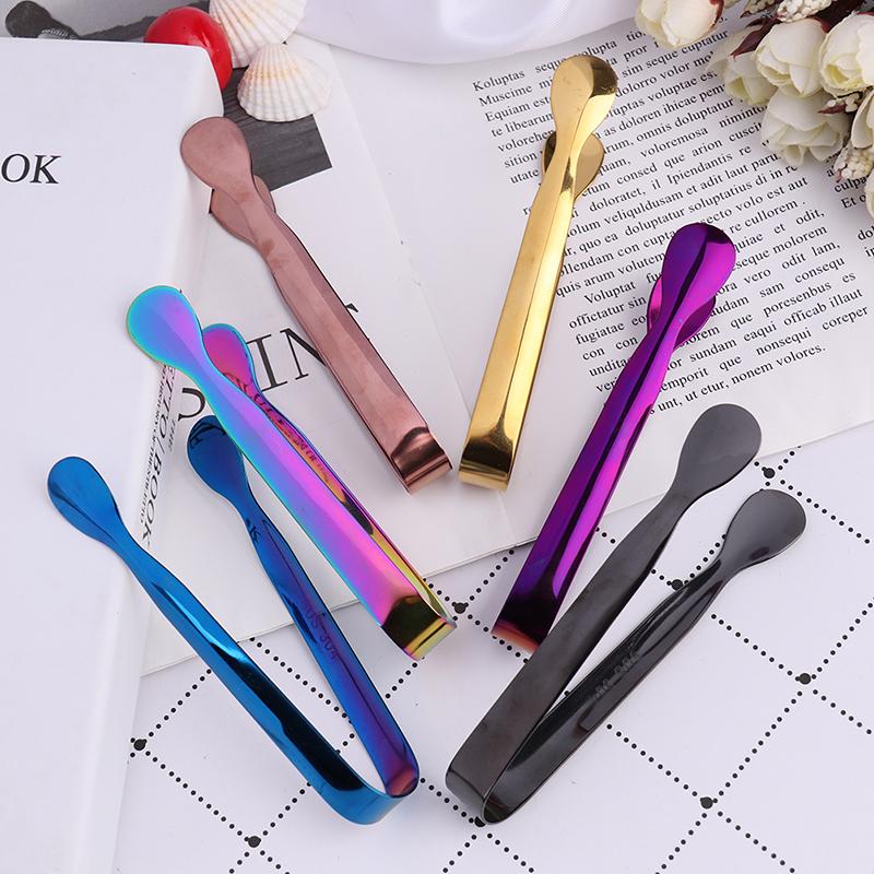 11Cm Tong Stainless Steel Clip Bread Food Ice Clamp Ice Tongs Bar Kitchen Tool