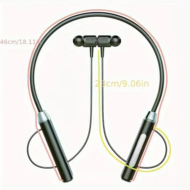 Auricolare wireless Bluetooth Collo sospeso Sport Collo in-ear binaurale Tipo sospeso Durata in standby estremamente lunga