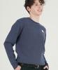 THE-ABON Mousse High-Density Hacci Round Knit Blue