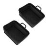 2 Pcs Silicone   Cooker Pot with Handle Rectangular Fryer Liner Tray Replacement for Kitchen Cooking Accessories