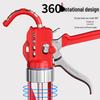 Semicircular Silicone Soft Caulking Glass Glue Gun with Auto Break and Labor-Saving Design