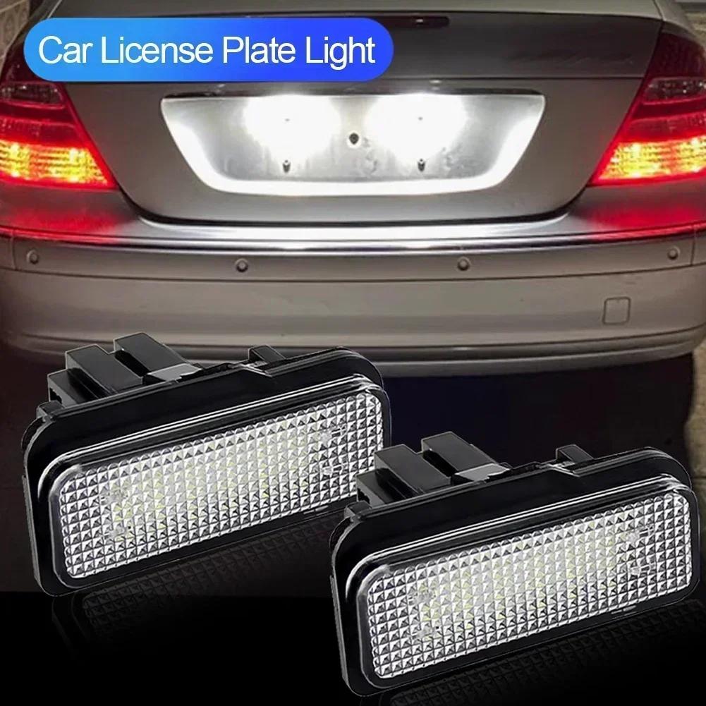 1/2pcs Car LED License Number Plate Light for Mercedes Benz E-Class W211 S211 C-Class S203 CLS-Class W219 SLK-Class R171 Canbus