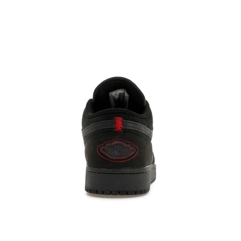Air Jordan 1 Low SE Craft GS Dark Smoke Red Kids Sneakers Grey Dark-Smoke-Grey Varsity-Red FQ7757-001