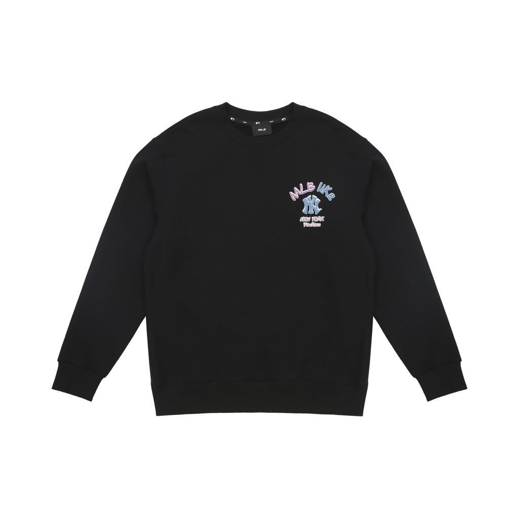 MLB Sweatshirts Unisex Black Crew Neck Moderate Regular 3AMTL5116-50BKS