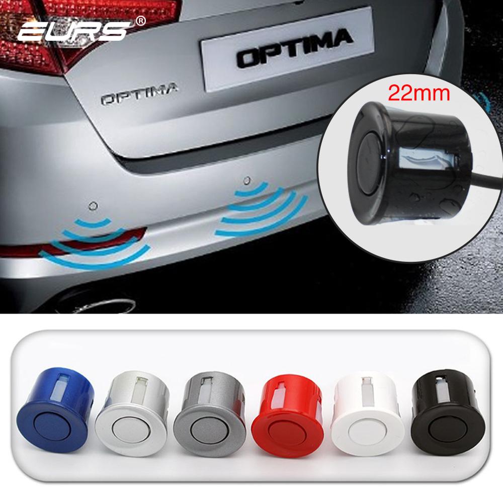 8 Sensors 22mm Car Parking Radar Parktronic System Rearview Universal Mirror Reversing Front Detection Alarm Indicator Probe
