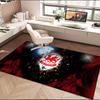 1PC rug Football Club Cardiff Carpet, Chair Rug,Area Rug for Office Bedroom living rooms bedroom, Doormat decor Christmas fan gifts