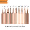 Non-Magnetic 936 Pure Copper 5-Piece Soldering Iron Tip Set for Cross-Border Electric Soldering