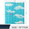 3D Wall Sticker Waterproof Peel and Stick Self Adhesive Wallpaper Wall Tile for Home Decoration