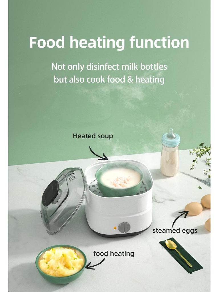 Whale Love Large-Capacity Baby Bottle & Nipple Steam Sterilizer