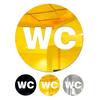 Special Door Decal Mirror Effect Long-lasting Lightweight Hollow WC Sign Poster for Indoor