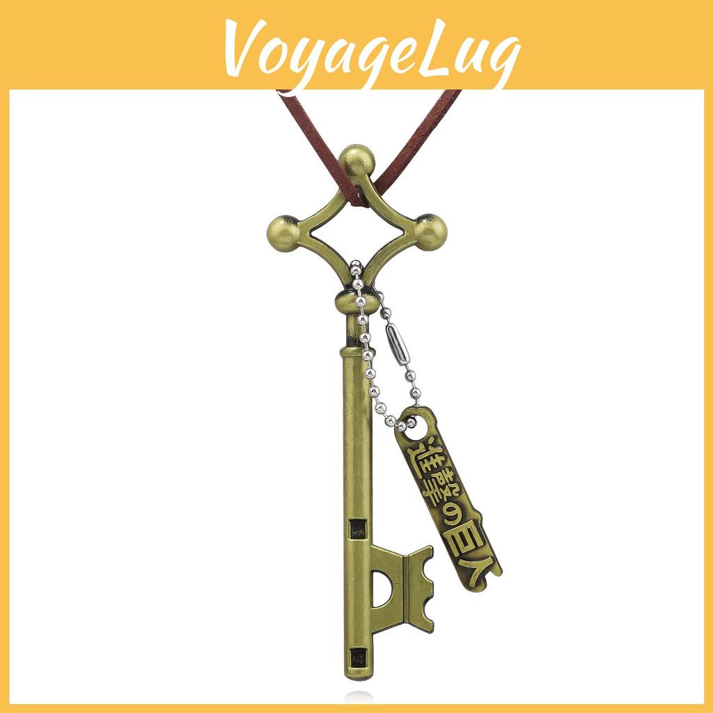 Titan On Attack Eren Underground Key Necklace With Alloy Pendant Cosplay For