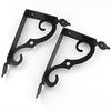 Reinforced Iron Triangle Wall Shelf Bracket for Sturdy Bookshelf Support