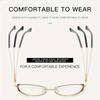 1Pcs Sweet Wind Color Change Anti Blue Light Glasses Cute Metal Elliptical Frame Women'S Fashion Glasses