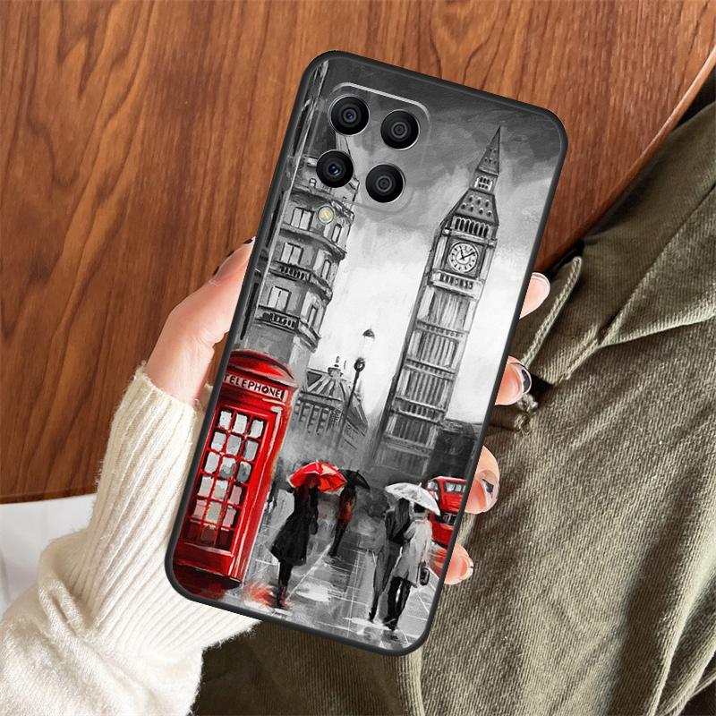 

Лондон Красный Телефон Автобус Биг-Бен Чехол Для Samsung Galaxy M13 M33 M53 M15 M35 M55 M06 M16 M36 M56 M31 M12 M32 M52 M14 M34 M54 Samsung M56