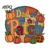 Warm Color Table Ornaments Wooden Autumn Harvest Patchwork Ornament for Decoration Retro Decorative Mason Jars Festival Ornament Lightweight