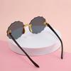 Oversized Rimless Flower Round Sunglasses Women Trendy Ocean Lenses Men's Sun Glasses Shades UV400 Eyewear Shades lentes de sol