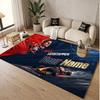 Tappeto Personalizzato Modello Max Verstappen Stampa Nome Testo Morbido Antiscivolo Tappeto per Pavimento per Decorazione Interna Casa