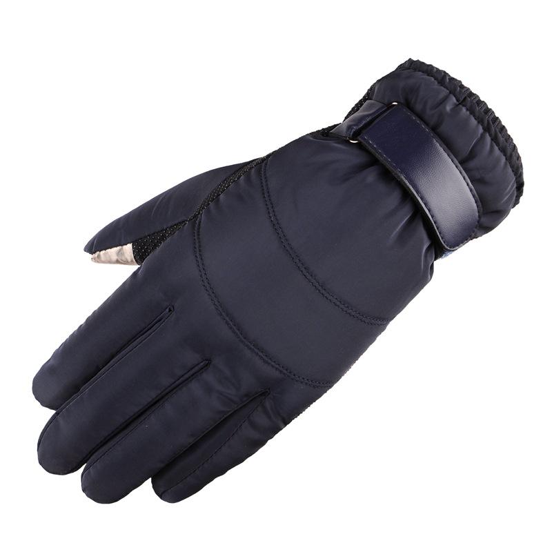Autumn and Winter Men's Touch Screen Gloves Warm Cycling Outdoor Non-slip Skiing Rain Gloves Foreign Trade Wholesale
