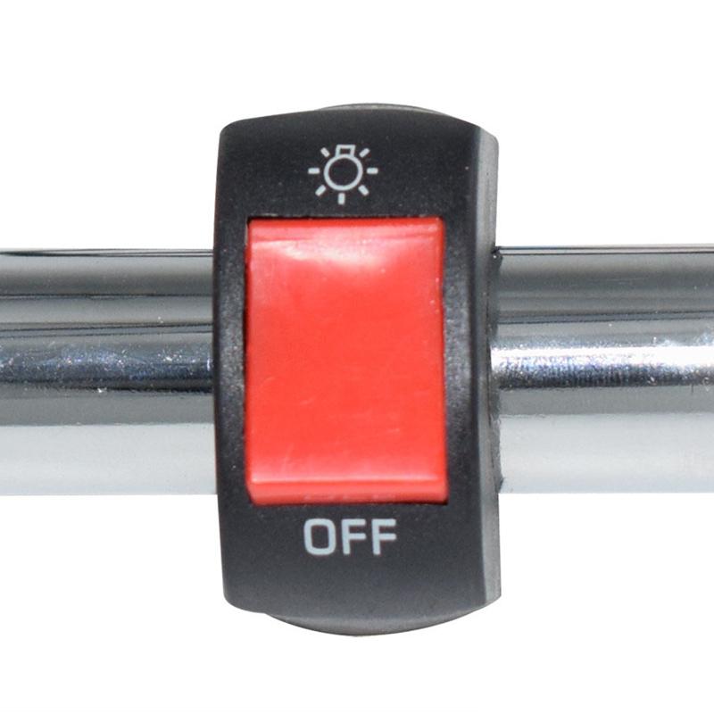 1/2Pcs Motorcycle Switch ON/OFF Button Universal Moto Scooter Second-line Headlight Handlebar Switch Modification Accessories