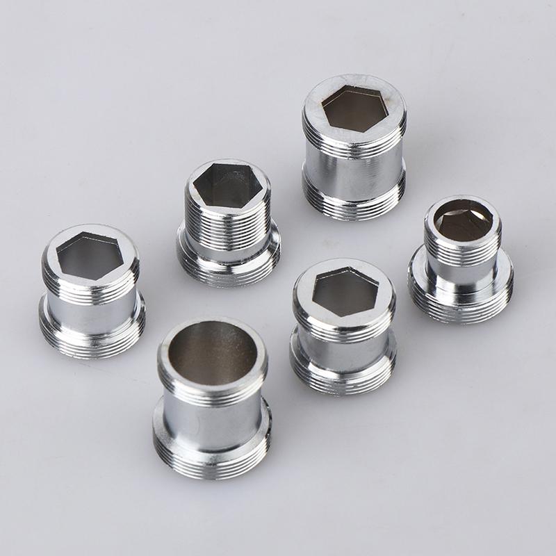 1PC Portable Bathroom Kitchen Faucet Spout Accessories Universal Thread Transfer Head Brass Connector