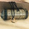 Vintage zylindrische Passwortschloss-Aufbewahrungsbox, DIY-Perlenorganizer, Retro-Schmuckkästchen für Ring und Schlüssel, Mode-Geschenk für Festival