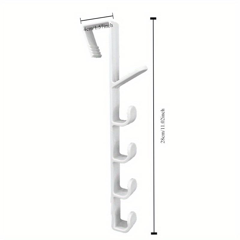 Door Hook Frame Saves Space: Multifunctional, Easy To Install, Very Suitable for Organizing Clothes, Kitchen and Bathroom
