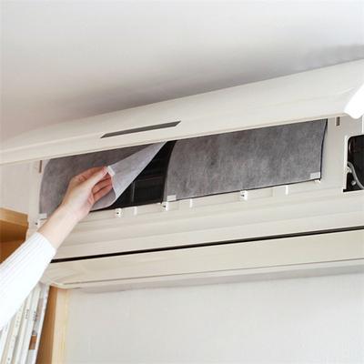 2Pcs Cut Air Conditioning To Fit Anti-dust Outlet Filter Paper Purification Net