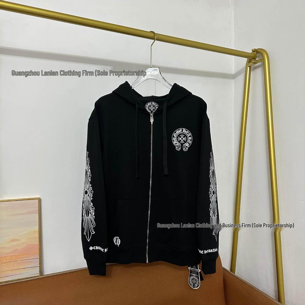 Europäischer Trend CH25 Kapuzenpullover mit Reißverschluss: Einfacher Klassiker für Herbst/Winter