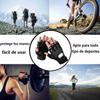 2Pcs Half Finger Driving Gloves Mesh Fabric Hand Joint Protection Hook and Loop Fastener Motorcycle Gloves