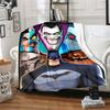 1pc Batman Villains Collage Cartoon Blanket,Portable Throw for Travel & Camping, All Season Cozy Blanket,Ideal Gift