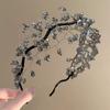Korean Style Crystal Beaded Hair Hoop Elegant Wedding Headwear  Hair Accessories