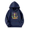 Child Fashion Lightweight Long Sleeve Pullover With Pockets  Print Hoodie
